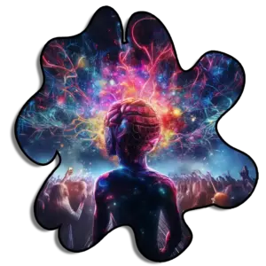 Brain at a rave psychedelics
