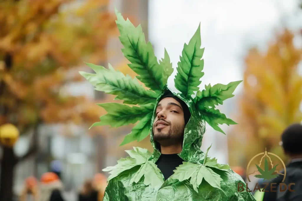 Stoner Halloween Costume Ideas - Cannabis Leaf